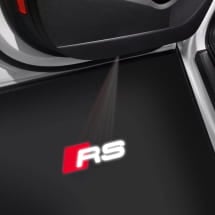 LED projector RS logo entrance lighting Genuine Audi | 4S0947409/10G