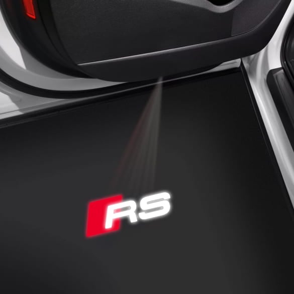 LED projector RS-Logo entrance lighting right Genuine Audi