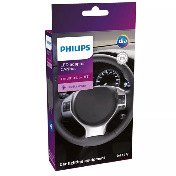 Philips Adapter Ring H7 LED Type A Lamp Holder for Philips Ultinon Pro6000  H7-LED : : Automotive