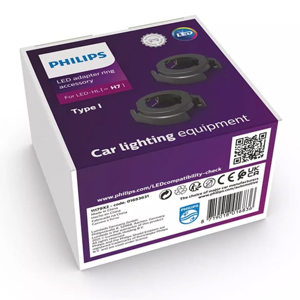 Philips Ultinon Pro6000 H7-LED adaptor Typ I
