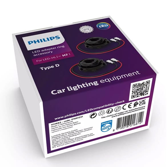 Philips Ultinon Pro6000 H7-LED type d adaptor  | 871154-TypD