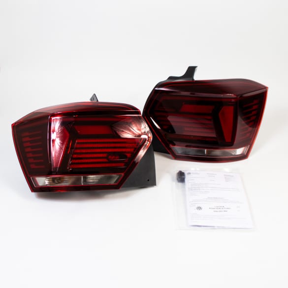 Black Line LED rear lights VW Polo 2G genuine Volkswagen  | 2G1052200-B