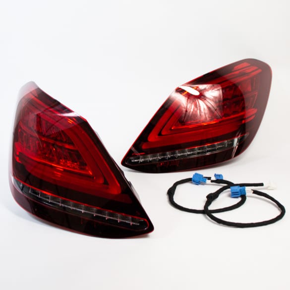 dark Facelift LED rear lights C-Class W205 sedan genuine Mercedes-Benz  | W205-Facelift-LED dark Facelift LED rear lights C-Class W205 sedan genuine Mercedes-Benz  | W205-Facelift-LED