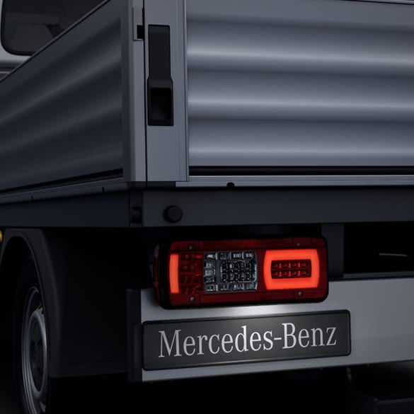 Sprinter tail light with partial LED retrofit  | Sprinter-LED-Rückleuchten