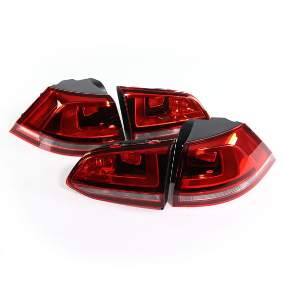 Taillights darkened 4 pieces Golf VII Variant Genuine Volkswagen