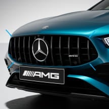 CLA C118 X118 Facelift 35 AMG Panamericana grill genuine Mercedes-AMG | 118-FL-Pana-black