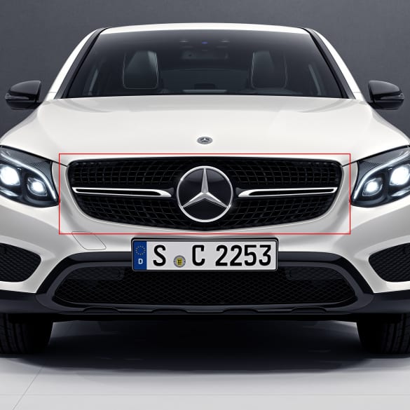 GLC diamond grill nightedition GLC X253 C253 Original Mercedes-Benz | GLC-Diamantgrill-schwarz