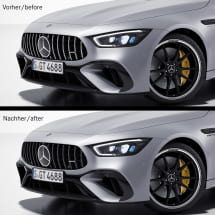 Panamericana radiator grille Chrome Shadow AMG GT 4-door | A290885-0500