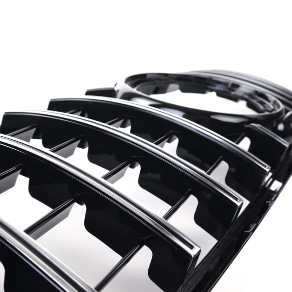 Panamericana radiator grille GLC Coupe C253 chrome black glossy facelift standard CHROMETEC | X253-FL-PA-KG-SF-C253 Panamericana radiator grille GLC Coupe C253 chrome black glossy facelift standard CHROMETEC | X253-FL-PA-KG-SF-C253