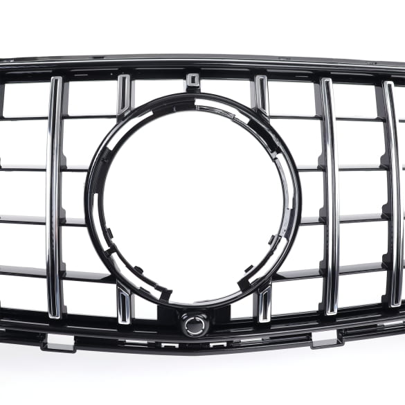 Panamericana radiator grille GLC Coupe C254 chrome black glossy CHROMETEC | X254-PA-KG-AMG-C-C254