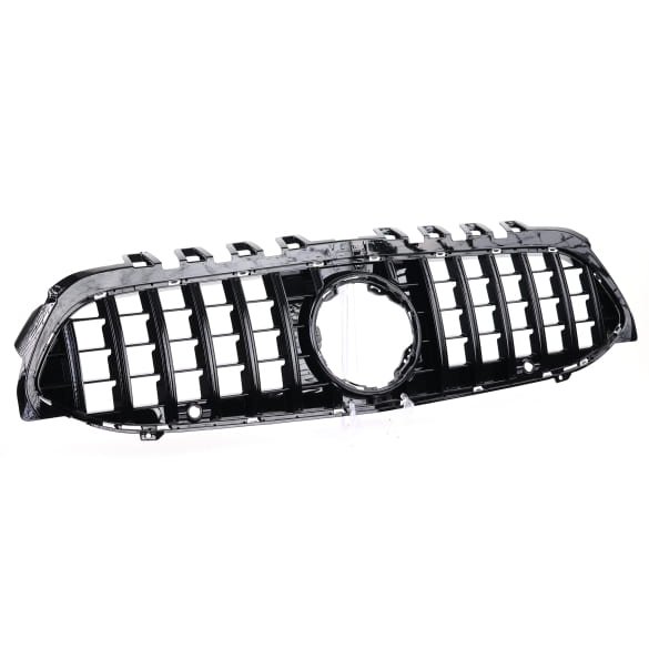 Panamericana radiator grille A-Class sedan V177 black CHROMETEC