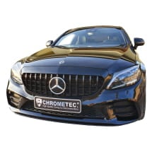 Panamericana radiator grille C-Class W205 black CHROMETEC | W205-PA-KG-S-W205