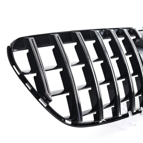 Panamericana radiator grille V-Class W447 facelift 1 chrome black CHROMETEC | V-447-PA-KG-FL