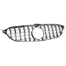 Panamericana radiator grille C-Class W205 chrome black CHROMETEC | W205-PA-KG-W205