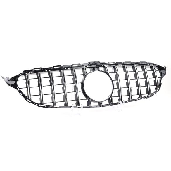 Panamericana radiator grille C-Class W205 chrome black CHROMETEC | W205-PA-KG-W205