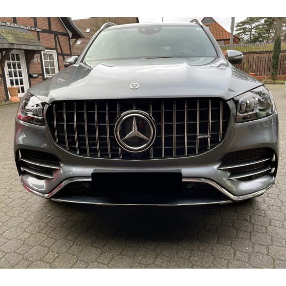 Panamericana radiator grille GLS SUV X167 chrome black CHROMETEC | X167-PA-KG