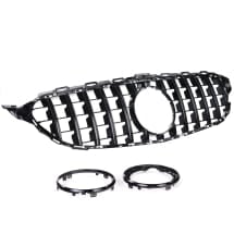 Panamericana radiator grille C-Class W205 black CHROMETEC | W205-PA-KG-S-W205