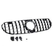 Panamericana radiator grille GLC SUV X253 black glossy facelift standard CHROMETEC | X253-FL-PA-KG-SF-S-X253