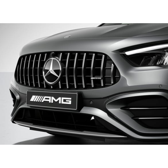 Panamericana radiator grill GLA H247 Facelift chrome Genuine Mercedes-AMG