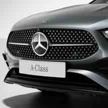 star pattern A-Class W177 V177 radiator grille  | 177-Star-Pattern-chrom