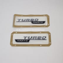 Turbo 4MATIC logo set AMG A 35 A-Class W177 genuine Mercedes-Benz | A2478174900/5000