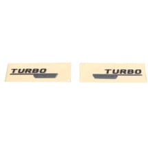 Turbo 4MATIC logo set black genuine Mercedes-AMG | A1778177600/7800