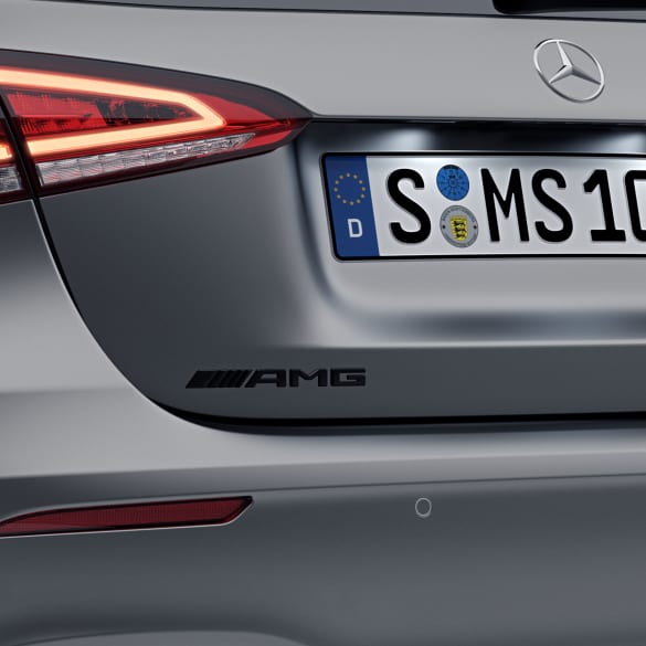 AMG logo lettering black A-Class AMG 177 genuine Mercedes Benz