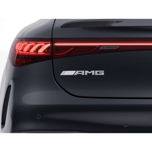 AMG logo lettering Chrome EQE V295 Genuine Mercedes-AMG