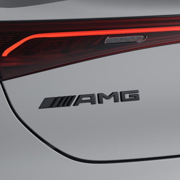 AMG logo black tailgate EQE V295 Genuine Mercedes-AMG