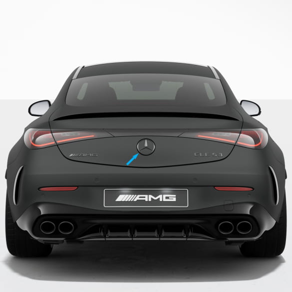 Dark Chrome Mercedes star tailgate CLE C236 A236 Mercedes-Benz