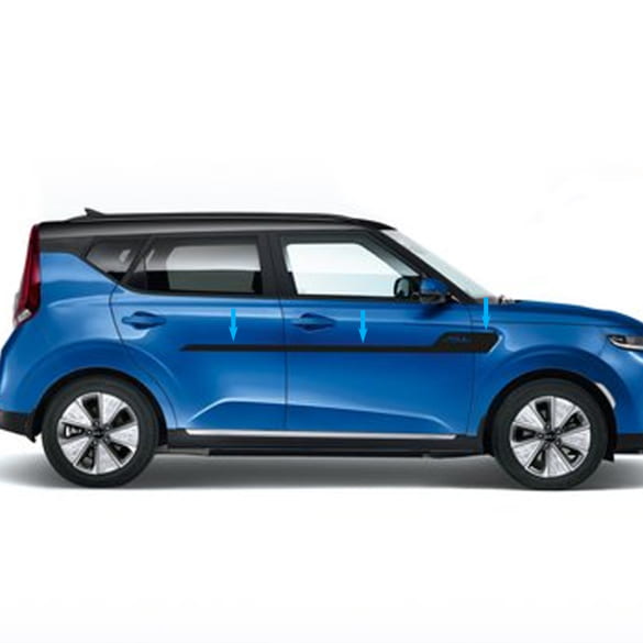 Decals set KIA Soul SK3 fenders side doors razor Genuine KIA