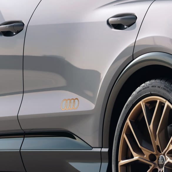 Decorative film Audi rings bronze matt Genuine