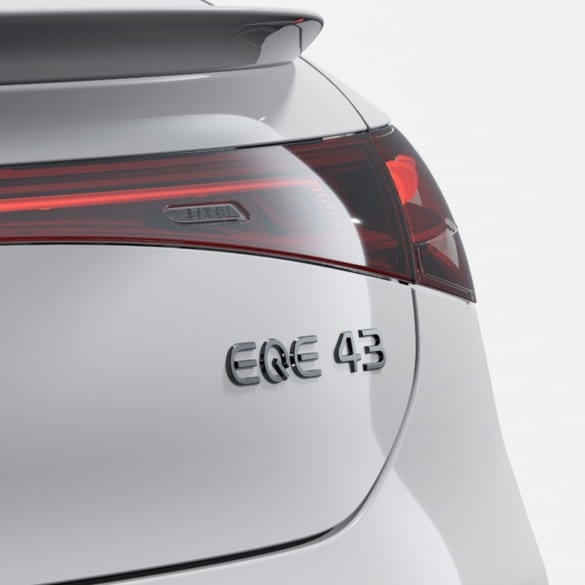 EQE 43 AMG nameplate black night package EQE 43 Genuine Mercedes-AMG