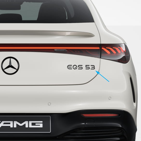EQS 53 nameplate night package black EQS V297 Genuine Mercedes-AMG