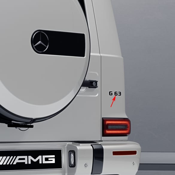G 63 AMG logo / sticker genuine black Mercedes-Benz G-Class W463A