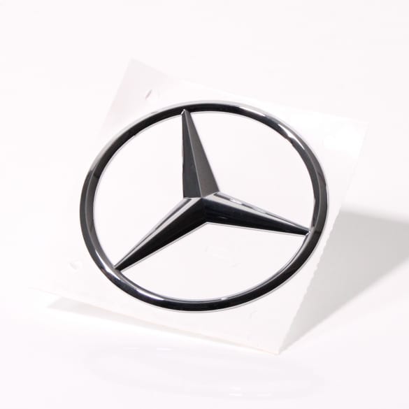star logo self-adhesive chrome genuine Mercedes-Benz