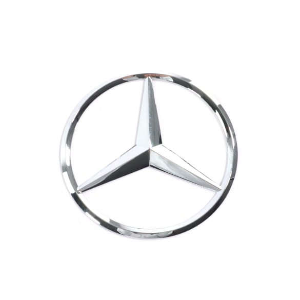 star logo self-adhesive chrome genuine Mercedes-Benz