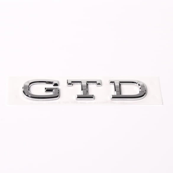 GTD logo / lettering tailgate Golf 8 VIII genuine Volkswagen