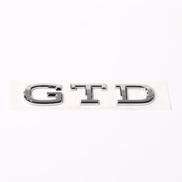 genuine Volkswagen GTD lettering VW Golf 8 VIII tailgate | 5H0853687B 2ZZ