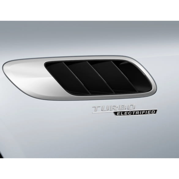 Turbo Electrified lettering AMG GT C192 mudguard Original Mercedes-Benz