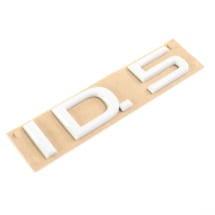 VW ID5 lettering emblem tailgate white Genuine Volkswagen | 11E853687 C9A