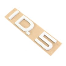 VW ID5 lettering emblem tailgate white Genuine Volkswagen | 11E853687 C9A