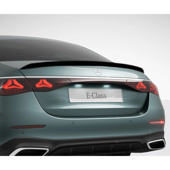 53 AMG rear spoiler E-Class sedan W214 black Genuine Mercedes-AMG