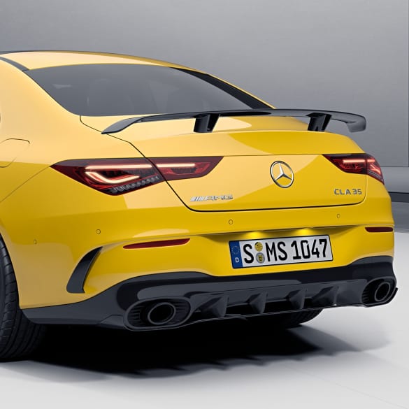 CLA 45 AMG Aero rear spoiler black coupe C118 Mercedes-Benz | CLA-aero-plus-spoiler