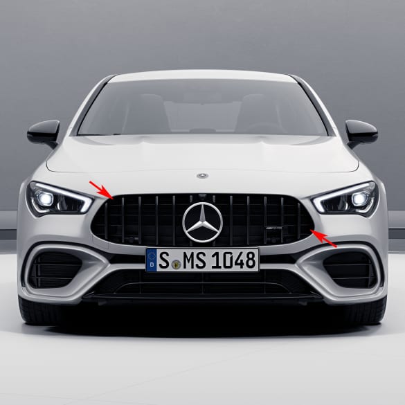 Panamericana radiator grill black AMG CLA 45 C118 X118 | 118-Pana-black Panamericana radiator grill black AMG CLA 45 C118 X118 | 118-Pana-black