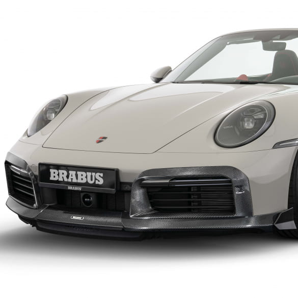 BRABUS front spoiler Porsche 911 Turbo S carbon shiny