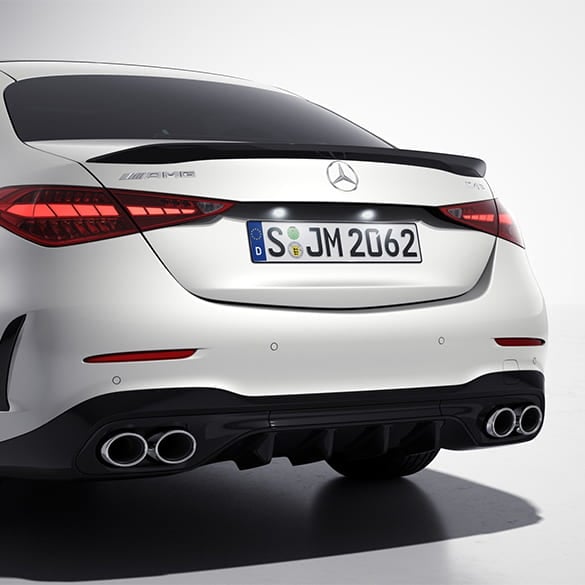 C43 AMG Rear Diffuser C-Class sedan W206 Genuine Mercedes-AMG