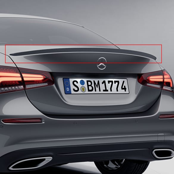 Carbon look rear spoiler A-Class V177 genuine Mercedes-Benz