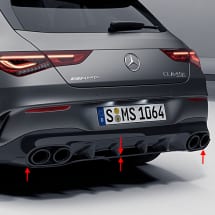 CLA 45 AMG lower Aero rear spoiler CLA 118 genuine Mercedes-Benz | cla-rear-aero