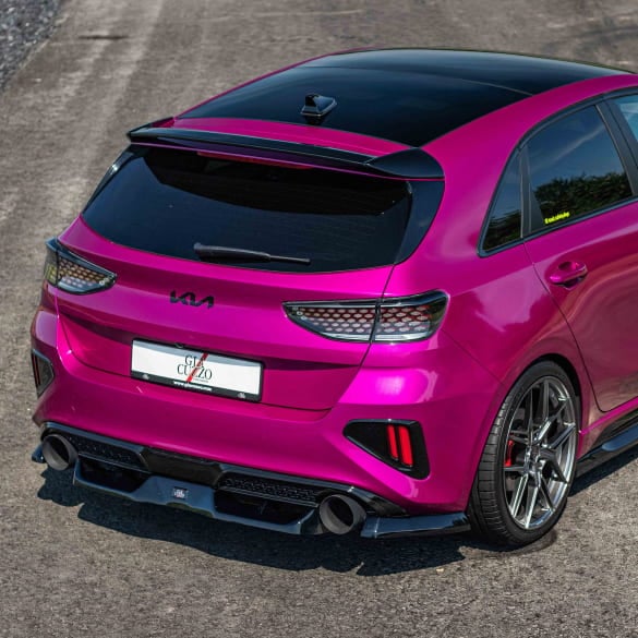 Giacuzzo rear diffusor KIA Ceed CD GT Facelift diffusor black | 09HZ802013 Giacuzzo rear diffusor KIA Ceed CD GT Facelift diffusor black | 09HZ802013